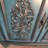 Blue Solid + Manufactured Wood Shoe Storage Bench