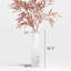 Grand vase de sol en céramique blanche pour décoration intérieure moderne, conception unique en origami, fabriqué à la main pour la stabilité et l'élégance-1413337955