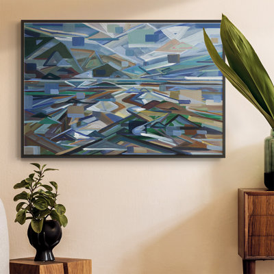 Marée basse, reproduction d'art sur toile