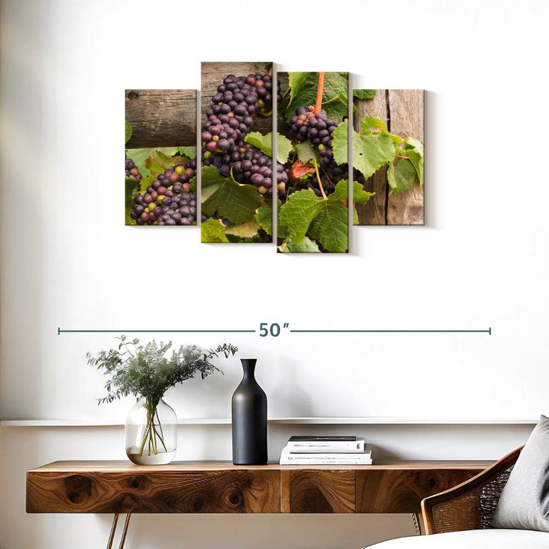 Yarlin Purple Pinot Grapes, 22" H x 36" W