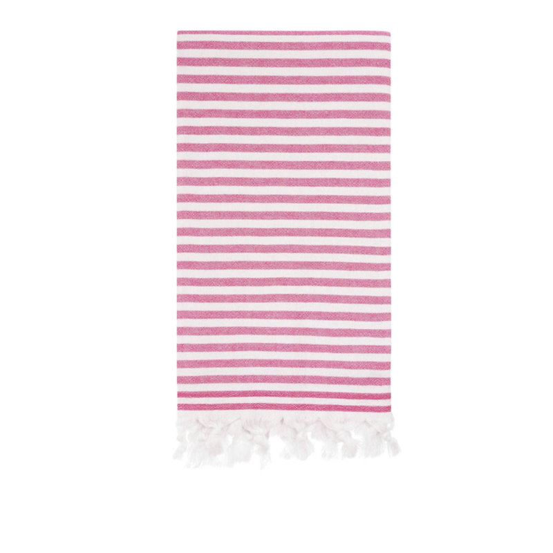 Billiot Turkish Cotton Ultra Light Beach Towel, Fuchsia