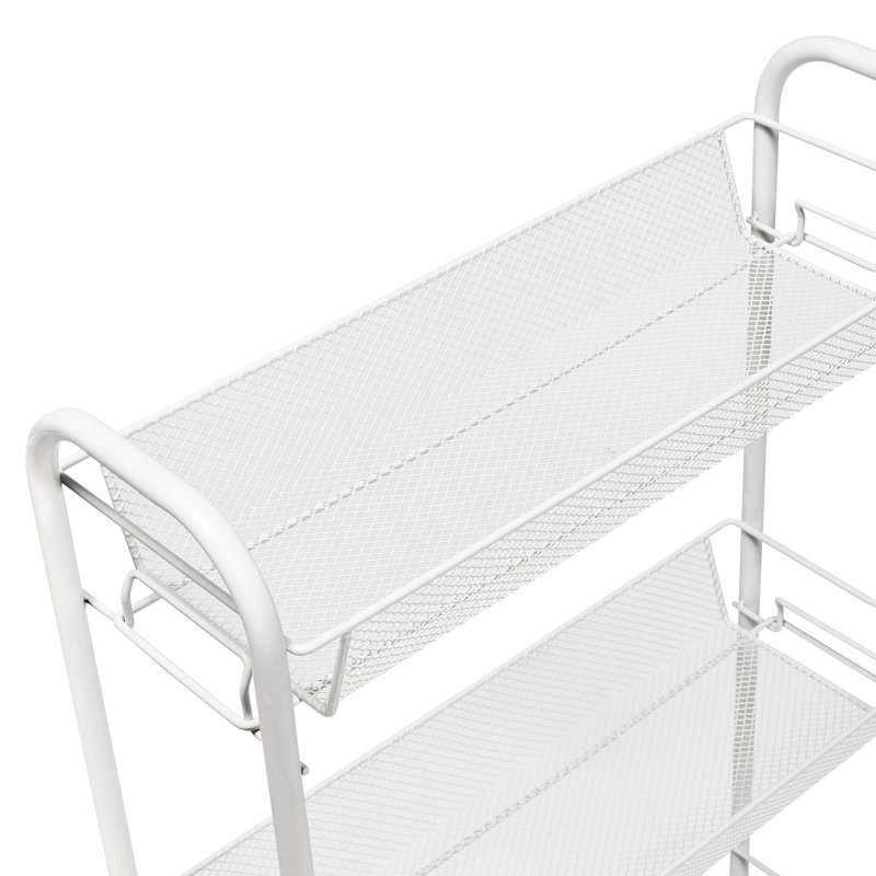 Anouck 31'' H x 19.9'' W Utility Cart with Wheels, 30.7" H x 19" W x 7" D