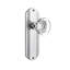 Deco Plate with Round Clear Crystal Door Knob-807613105-807613135