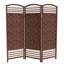 47.25" x 48" Fiber Weave 3 Panel Room Divider-1615812875-1615812878