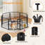 Panel Metal Exercise Pen With Door-1651917060