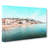 Shoreline Of Sitges In Spain In Abstract - Wrapped Canvas Print-55341112