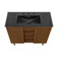 Meuble-lavabo autoportant 36 po Bron en chêne brun avec comptoir à 3 trous noir-105680445-105680444-121538970