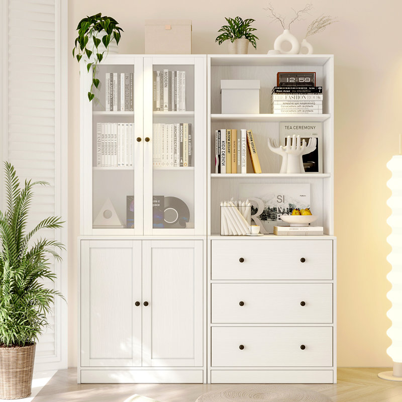 Armoire de rangement pour garde-manger Reshod, blanc (l 47,2 po x H 71 po x P 17,7 po)