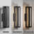15” H Black Aluminum Outdoor LED Wall Light(Set Of 2）