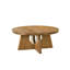 Table basse contemporaine avec base piédestal
