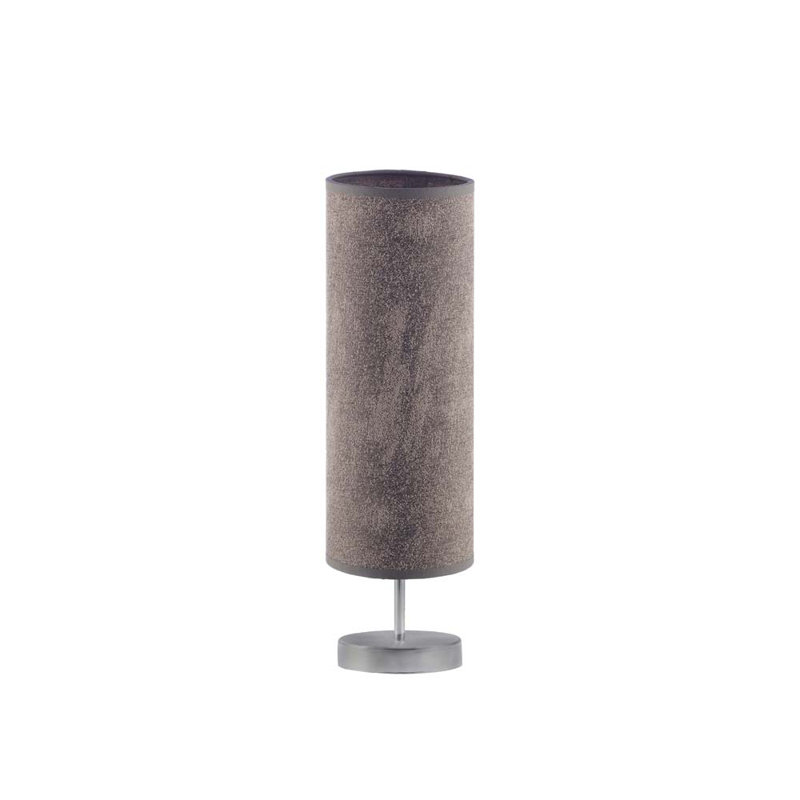 Sydney Metal Table Lamp, Silver, Grey Melange