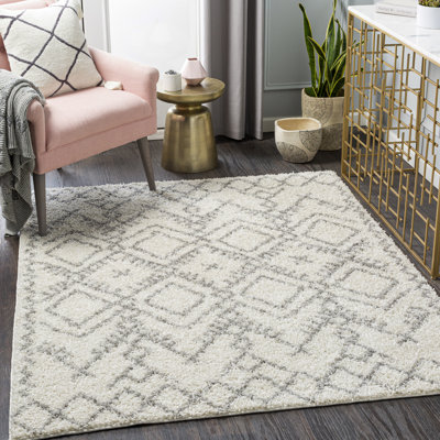 Tapis gris / ivoire Zebulon