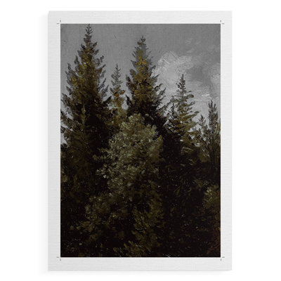 Paysage rétro CCXV - impression sur toile seulement - non encadrée