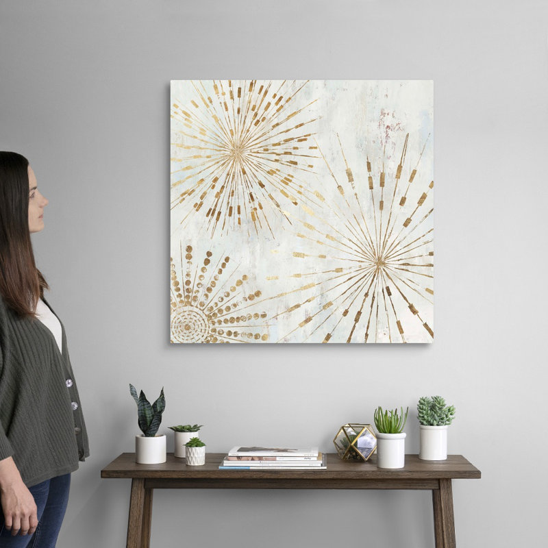 Golden Stars I par Tom Reeves - reproduction d'art sur toile, Toile tendue, H 30 po x l 30 po x P 1,25 po
