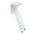 12 Steps Pull Down Folding Attic Stairs Ceiling Mounted With Pull Rod 661LB-1461063962