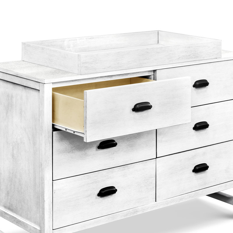 Fairway 6 Drawer Double Dresser, Cottage White