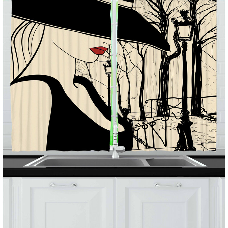 Tailored Kitchen Curtain