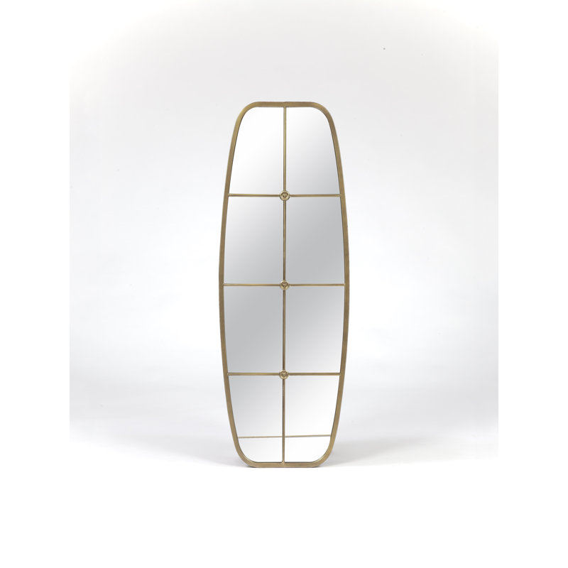 Amparo Iron Oval Wall Mirror