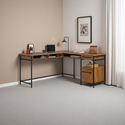L-Shaped Desk by Latitude Run