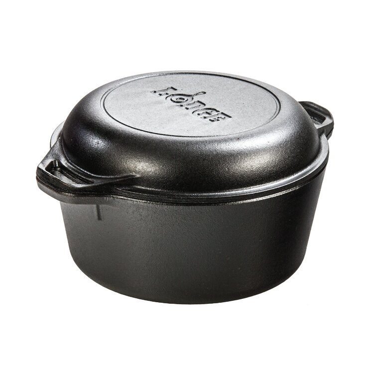 Lodge 5qt Cast Iron Dutch Oven