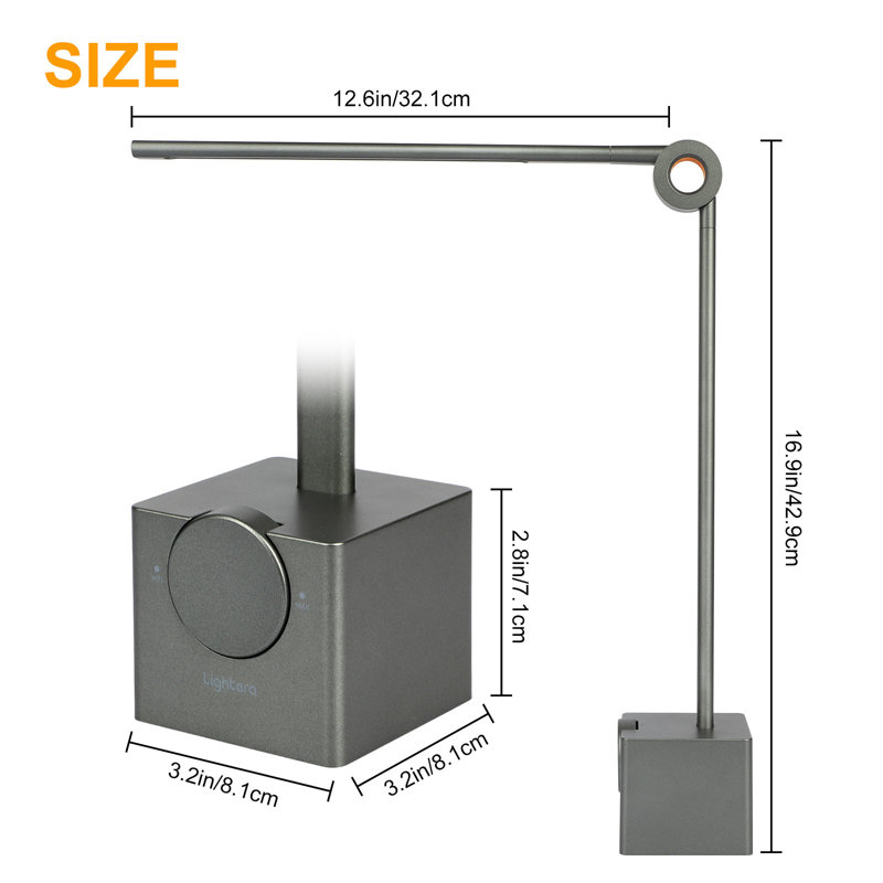 Ligoe Adjustable Metal USB Lamp Base Lamp