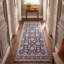 Tapis Selwyn traditionnel surteint uni gris ivoire beige, lavable en machine, antidérapant, à poils courts, pour intérieur et extérieur, adapté aux animaux domestiques, idéal pour le salon, la chambre, la salle à manger, l'entrée, le corridor ou le bureau.-1964245049