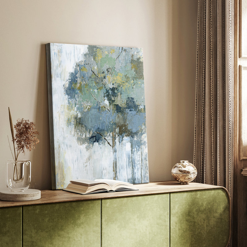 Arbre de printemps II - galerie Cavas, H 12 po x l 8 po