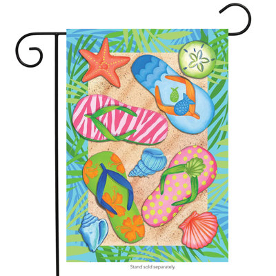 Drapeau de jardin tropical