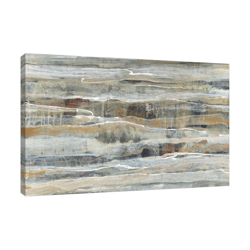 «Spring Stream», toile tendue par Albena Hristova, H 16 po x l 24 po x P 1,5 po