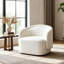Fauteuil d'appoint incurvé-358110077