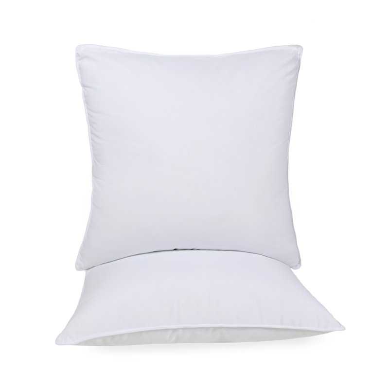 Superior Down Alternative Hypoallergenic Medium Weight Bed Neck Support Pillow ,  Standard European Pillow: 26" x 26"
