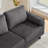 64" Wide 2-seater Loveseat Sofa, Corduroy Upholstery With Metal & Solid Wood Frame, Cloud-like Cushions-764300749