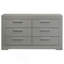 Commode 6 tiroirs ultrabrillante