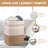 Laundry Hamper Woven Rope Tall Laundry Basket With Handle Decorative Storage Basket For Clothes And  In Living Room Bedroom Jute