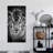 Blue Eye Tiger Canvas Print-860300956
