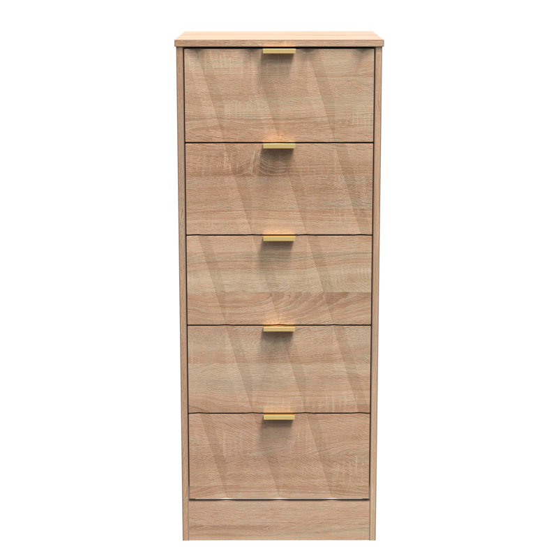 Las Vegas Bedside Table, Bardolino Oak