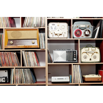 Vintage Radios by Harmpeti - Wrapped Canvas Print