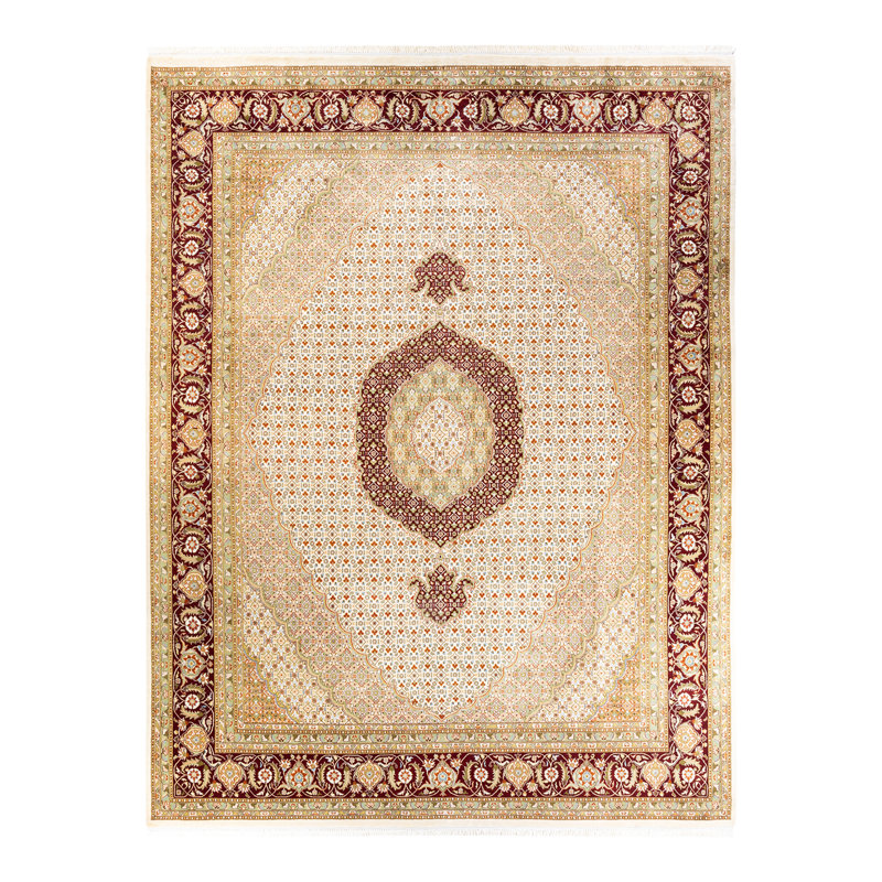 Classic One-of-a-Kind 9' 2" X 11' 10" Hand Knotted Area Rug