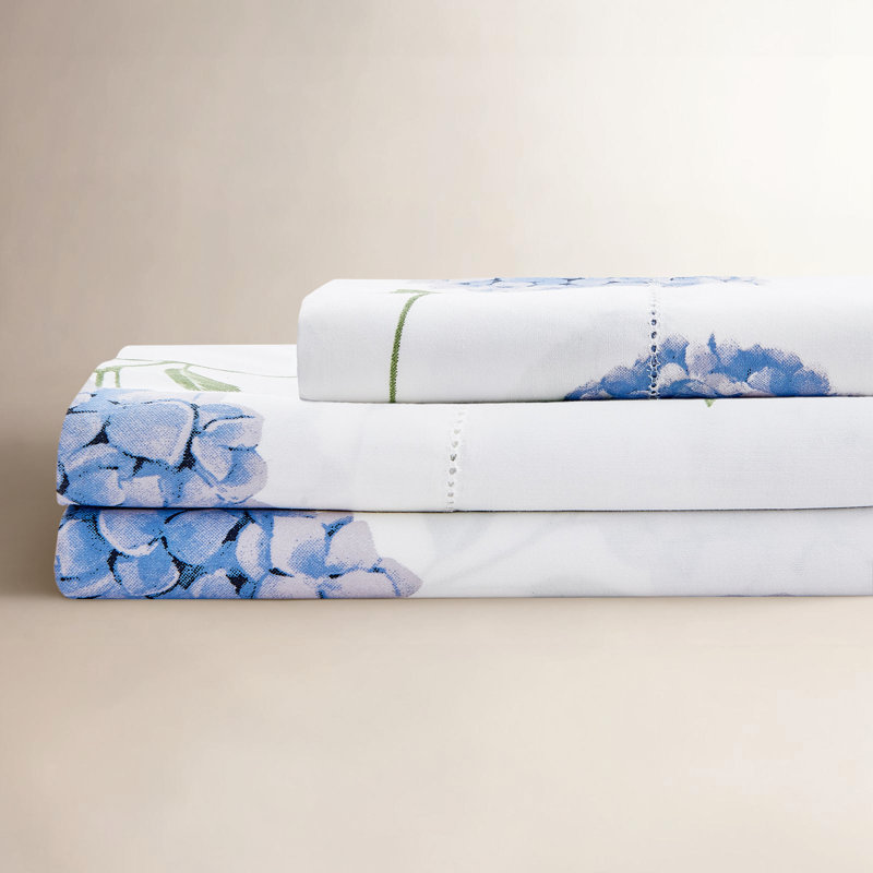 Ensemble de draps 100% satin de coton 400 fils Audrina, Ensemble de drap pour lit très grand avec drap-ho