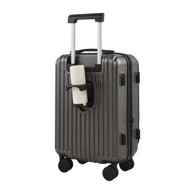 20-Inch Travel Suitcase with Combination Lock