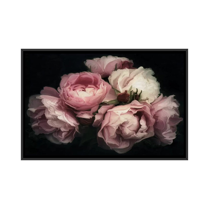 «Vintage Posy» par 5by5collective, reproduction d'art graphique sur toile, H 18 po x l 26 po x p 1,5 po