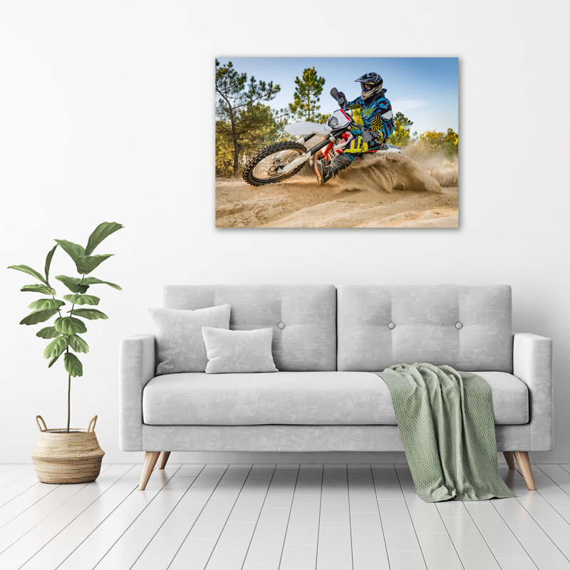 Motocross - Wrapped Canvas Print