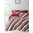 Christmas Ranforce Quilt Cover Set, 100% Cotton, Duvet Cover 53.1 x 78.7 inches & Pillowcase 31.5 x 31.5 inches | Reactive Print, Machine Washable, 145 Thread Count, Button Closure | Festive Green, Red & White Design