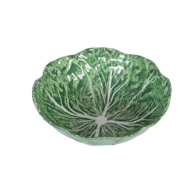 Cabbage Leaf Jumbo Serving Dinnerware Bowl