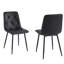 Chaises d'appoint, chaises de salle à manger avec pieds en métal noir Diamond-2141502135-2121526921