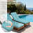 Outdoor Chaise Lounge Cushion, Set of 2-1423842095