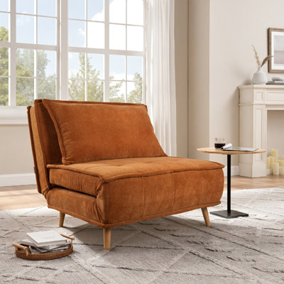 Chaise convertible en polyester Mikell