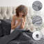 Ensemble d'édredon plissé avec draps Bed-in-a-Bag-103134063-103134072