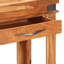 Rushton 110cm Solid Wood Top Console Table