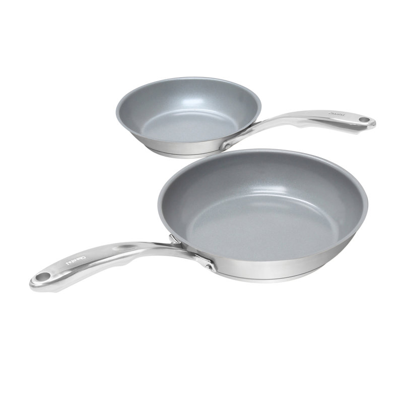 Stainless Steel Non-Stick Frying Pan Set